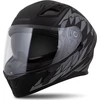 Motociklininko šalmas Cassida Orbit StriX, matinė juoda/pilka