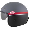 Motociklo šalmas Cassida Oxygen Jawa OHC 2.0 matinis pilkas/raudonas/juodas/baltas