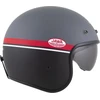 Motociklo šalmas Cassida Oxygen Jawa OHC 2.0 matinis pilkas/raudonas/juodas/baltas