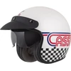Motociklininko šalmas Cassida Oxygen Rondo 2.0 Pearl Baltas/Raudona/Mėlyna/Juodas