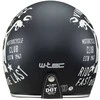 Motociklininko šalmas W-TEC Café Racer - Juodas S(55-56)