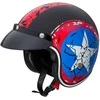 Motociklininko šalmas W-TEC Café Racer - Juodas S(55-56)
