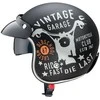 Motociklininko šalmas W-TEC Café Racer - Juodas S(55-56)