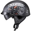 Motociklininko šalmas W-TEC Juodas Heart Rednut