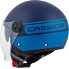 Motociklo šalmas Cassida Handy Plus Linear, perlamutrinė matinė mėlyna / tamsiai mėlyna