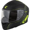 Motociklo šalmas Cassida Integral GT 2.1 Flash matinė juoda / fluorescencinė geltona / tamsiai pilka