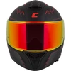 Motociklo šalmas Cassida Integral GT 2.1 Flash matinė juoda / metalinė raudona / tamsiai pilka