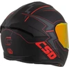 Motociklo šalmas Cassida Integral GT 2.1 Flash matinė juoda / metalinė raudona / tamsiai pilka
