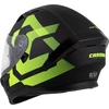 Motociklo šalmas Cassida Orbit Grind matinis juodas / fluorescencinis geltonas