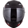 Motociklo šalmas Cassida Orbit StriX raudonas/pilkas/baltas/juodas