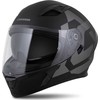Motociklo šalmas Cassida Orbit Grind matinis juodas/pilkas