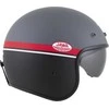 Motociklininko šalmas Cassida Oxygen Jawa OHC 2.0 Matinė pilka/raudona/juoda/balta