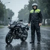 Motociklininko lietaus kelnės W-TEC Nowet