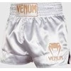 Muay Thai šortai Venum Classic - Baltas/Gold