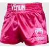 Muay Thai šortai Venum Classic, rožiniai/balti