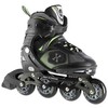 Riedučiai Nils Extreme NA9080 juodi-žali - |PU76 mm/82A L(39-42)|