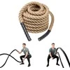 Natūrali jėgos-kovos virvė iš sizalio inSPORTline Waverope Base 15m 40mm 9,6kg