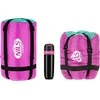 NC2008 PURPLE- TURQUOISE SLEEPING BAG SIZE M NILS CAMP