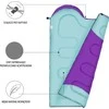 NC2008 PURPLE- TURQUOISE SLEEPING BAG SIZE M NILS CAMP