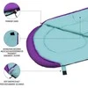 NC2008 PURPLE- TURQUOISE SLEEPING BAG SIZE M NILS CAMP