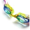 Mėlyna NQG170FAF Mėlynas FLOWERS JUNIOR SWIMMING GOGGLES NILS AQUA