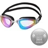 NQG180MAF Juodas/ RAINBOW SWIMMING GOGGLES NILS AQUA