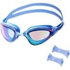 Mėlyna NQG180MAF Mėlynas/ RAINBOW SWIMMING GOGGLES NILS AQUA