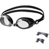 NQG500AF Juodas SWIMMING GOGGLES NILS AQUA