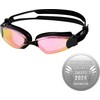Rožinė NQG660MAF Rožinis RACING SWIMMING GOGGLES NILS AQUA