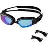 Plaukimo akiniai Nils Aqua NQG660MAF Racing, violetiniai