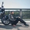 Odinės motociklininko pirštinės W-Tec Dahmer