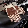 Odinės motociklininko pirštinės W-TEC Retro