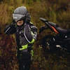 Odinės motociklininko pirštinės W-TEC Talhof