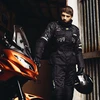 Odinės motociklininko pirštinės W-TEC Talhof