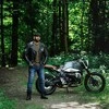 Odinis moto švarkas W-TEC Juodas Heart Perfectis