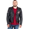 Odinis moto švarkas W-TEC Juodas Heart Perfectis