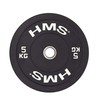 Olimpinis guminis svoris HMS BBR juodas - 20 kg
