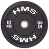 Olimpinis guminis svoris HMS BBR juodas - 15 kg