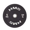 Olimpinis guminis svoris HMS BBR juodas - 5kg