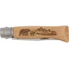 Togo Opinel knife 8 inox oak Animal series - bear
