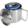 Origin Outdoors Stainless Steel Camping Pot '2 in 1'