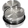 Origin Outdoors Stainless Steel Cooking Set 'Non-Stick'