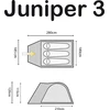 Palapinė Highlander Juniper 3