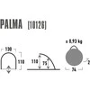 Paplūdimio palapinė High Peak Palma, mėlyna-pilka, 10126