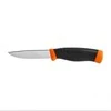 Peilis Morakniv Companion F Heavy Duty, anglies plienas, oranžinis