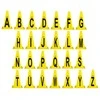 Plastikiniai treniruočių žymekliai inSPORTline Alphabet 23 cm (26vnt.)