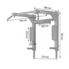 Prie sienos tvirtinamas skersinis inSPORTline L-Bar