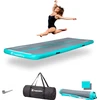 Pripučiamas gimnastikos kilimėlis inSPORTline Airstunt 400 x 100 x 10 cm, pilkas