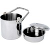 Puodas BasicNature Billy Can Stainless Steel 1.4L