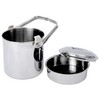 Puodas BasicNature Billy Can Stainless Steel 1.4L